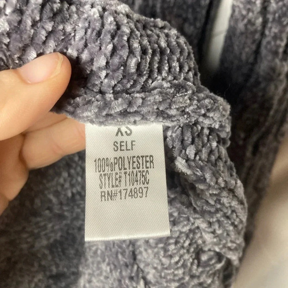 Tall cuddling is my hobby cardigan sweater charcoal fashion nova‎ size xsmall - Picture 3 of 8